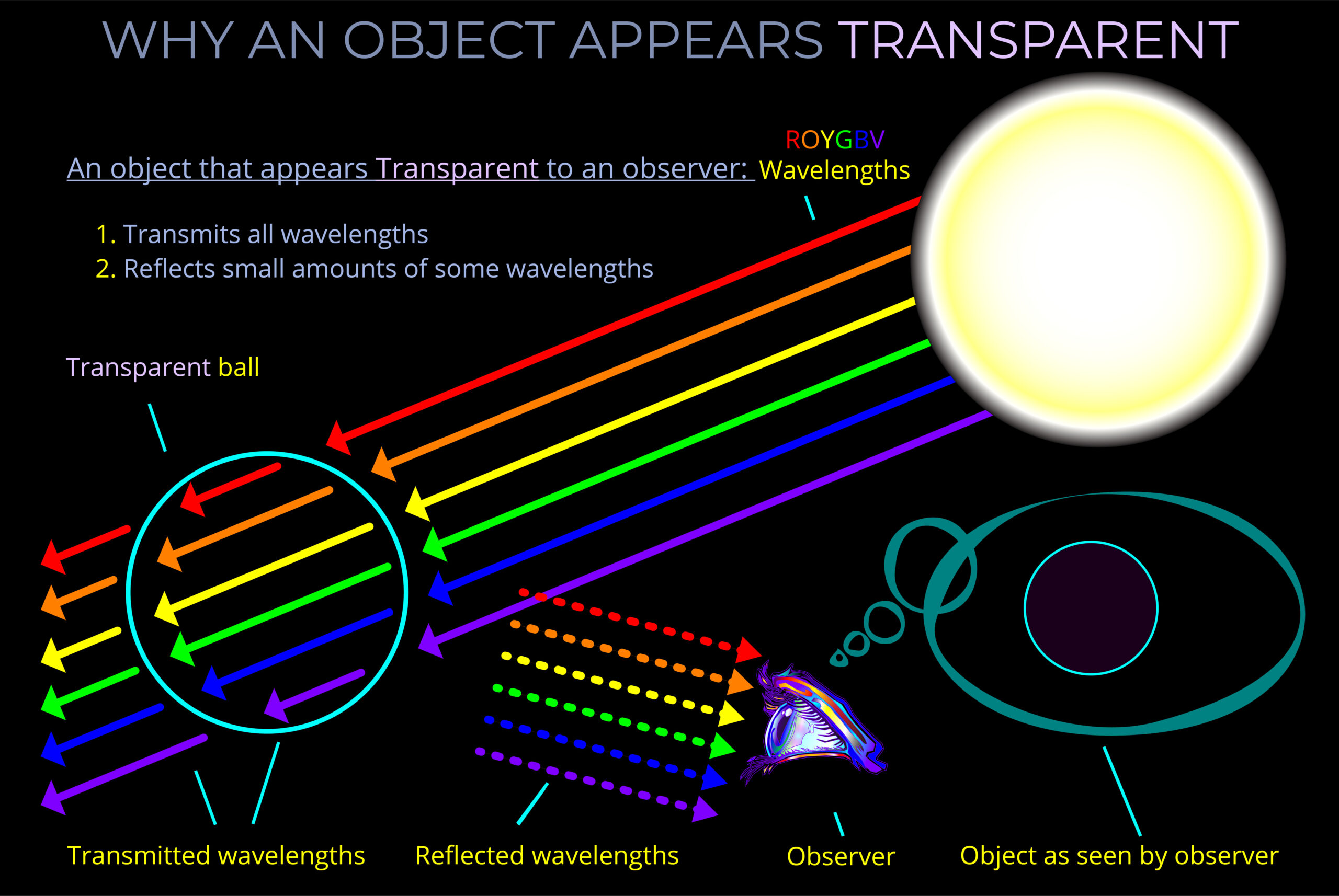 Why an Object Appears Transparent