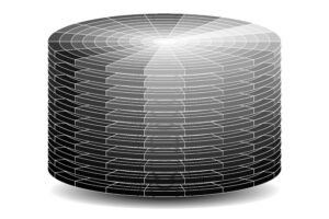 Greyscale of HSB Colour Model - Discs - White