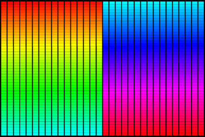 1530 RGB Colours - Grid