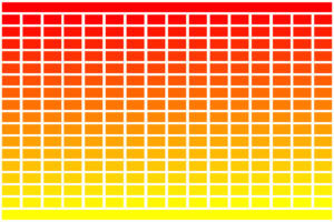 Vibrant colour spectrum chart illustrating light and colour perception.